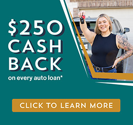 $250 cash back on every auto loan